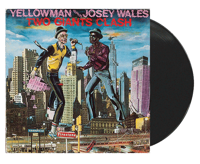 英LP Yellowman, Josey Wales Two Giants Clash GREL63 Greensleeves UK /00221 Two Giant Clash - Rockers.pl